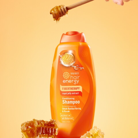 Dầu Gội Xả 2 trong 1 phục hồi sâu tăng sức đề kháng cho tóc Makarizo Hair Energy Royal Jelly Extract 330ml