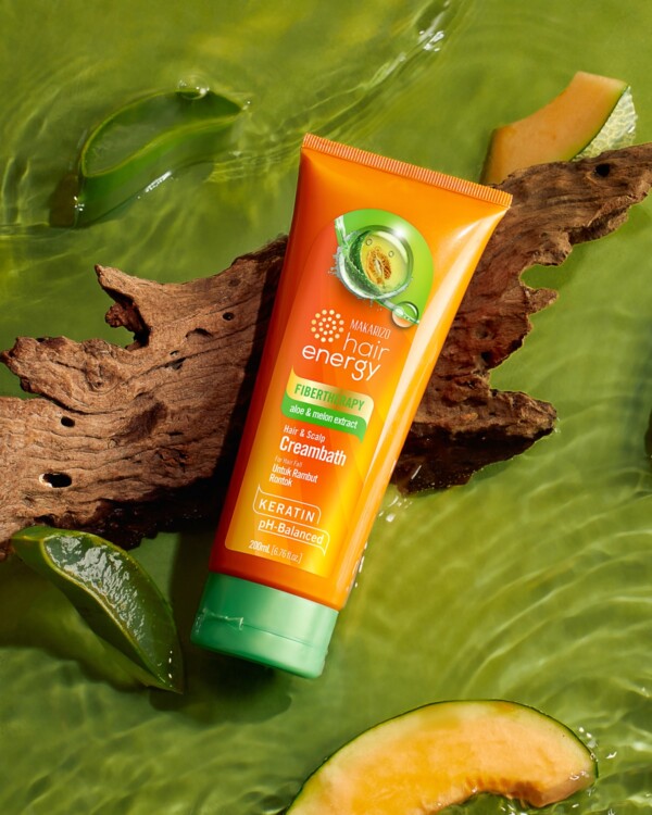 Kem Ủ Dưỡng Tóc & Da Đầu Makarizo Hair Energy Creambath – Aloe & Melon Extract 200ml