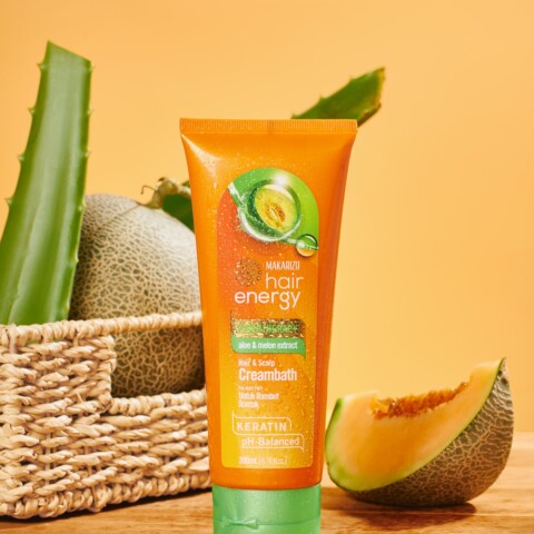 Kem Ủ Dưỡng Tóc & Da Đầu Makarizo Hair Energy Creambath – Aloe & Melon Extract 200ml
