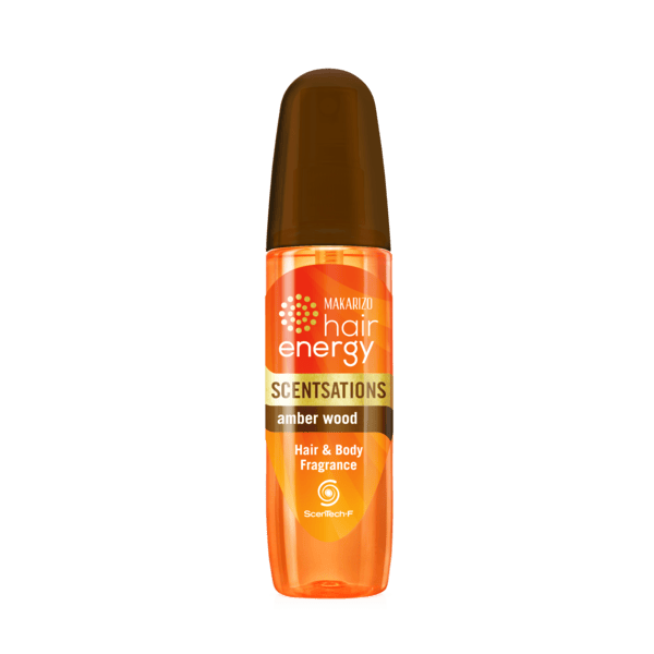 Xịt thơm khử mùi cho tóc - Hương Gỗ Hổ Phách 100ml - Hair Energy Scentsations Amber Wood